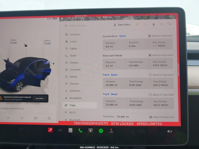 2023 TESLA MODEL Y 7SAYGDEE8PA100711 Photo 6