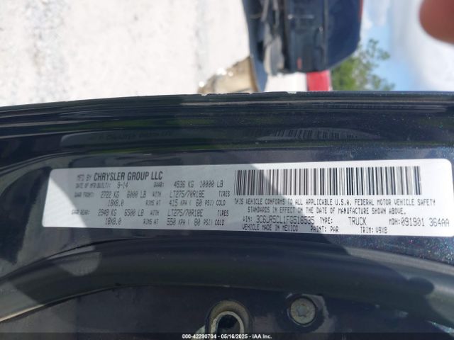 3C6UR5CL1FG516535 RAM 2500 Tradesman