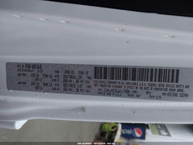 1C4HJXEG3JW117990 Jeep Wrangler Unlimited Sahara 4x4