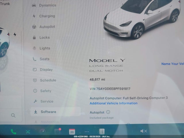 2023 TESLA MODEL Y 7SAYGDEE8PF591817 Photo 6