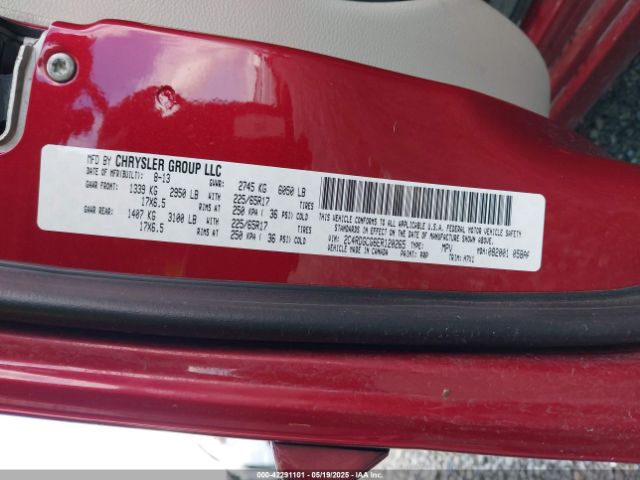 2C4RDGCG6ER120265 Dodge Grand Caravan Sxt