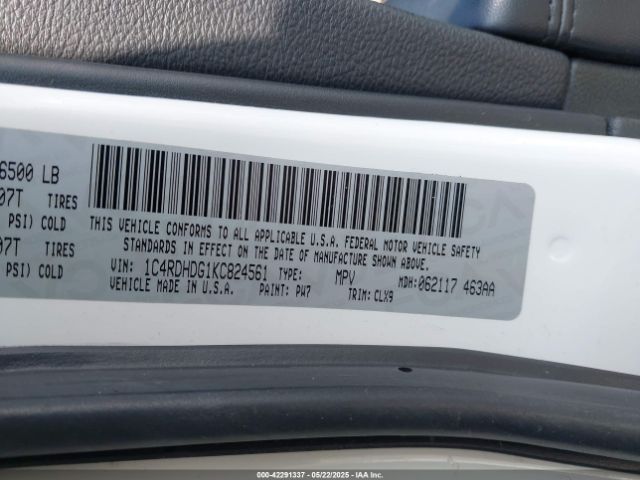 2019 DODGE DURANGO 1C4RDHDG1KC824561 Photo 8