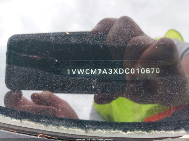 2013 VOLKSWAGEN PASSAT 1VWCM7A3XDC010670 Photo 8
