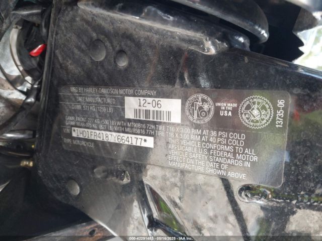 2007 HARLEY-DAVIDSON FLHRCI 1HD1FR4187Y664177 Photo 9