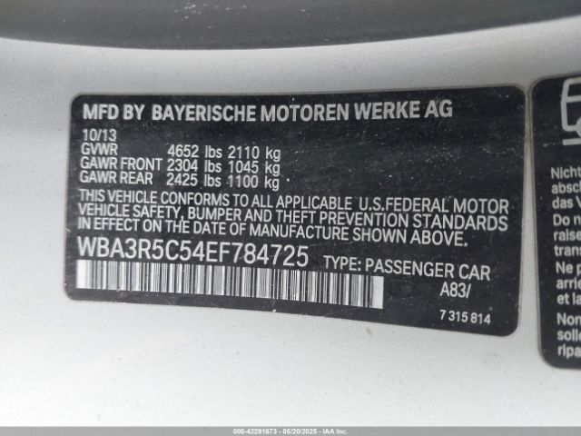 2014 BMW 435I WBA3R5C54EF784725 Photo 8