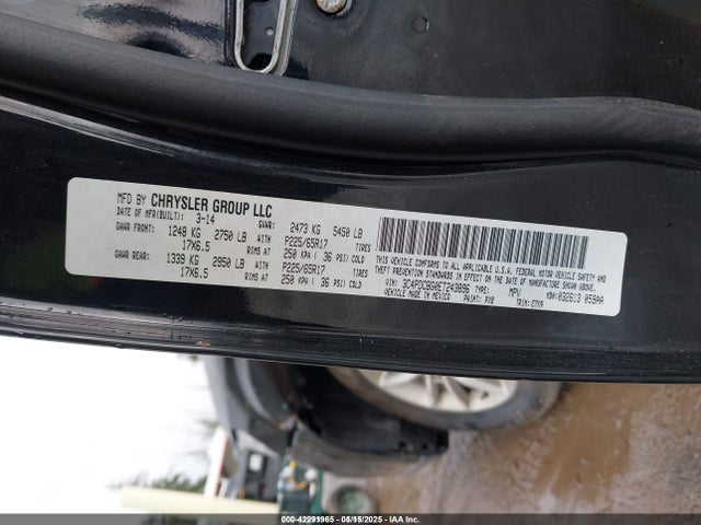 3C4PDCBG0ET243896 Dodge 2014
