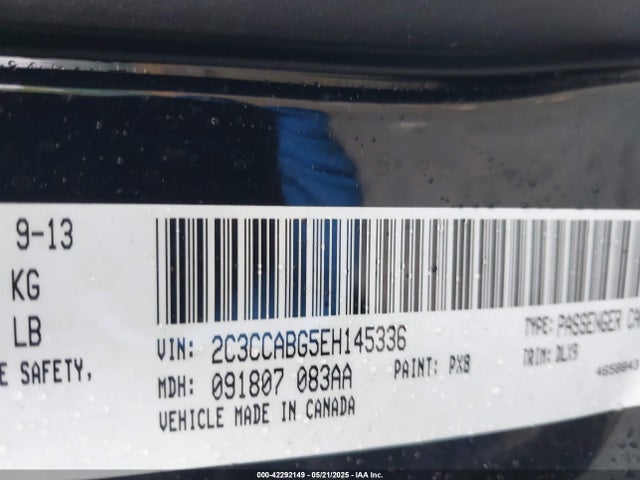 Chrysler 300 300s 2014 2C3CCABG5EH145336 Image 9