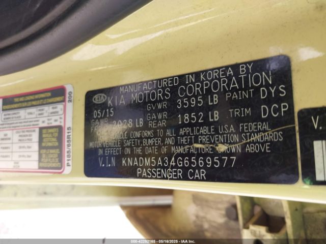KNADM5A34G6569577 KIA RIO LX