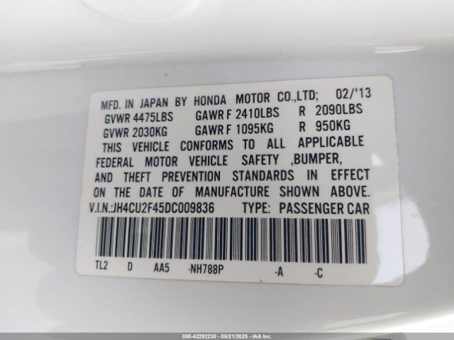 2013 ACURA TSX JH4CU2F45DC009836 Photo 8