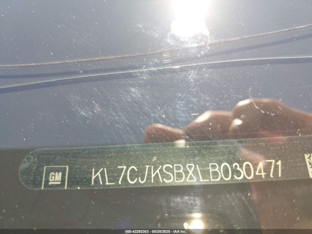 KL7CJKSB8LB030471 Chevrolet Trax Fwd Ls