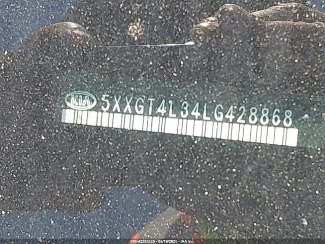 5XXGT4L34LG428868 KIA Optima S