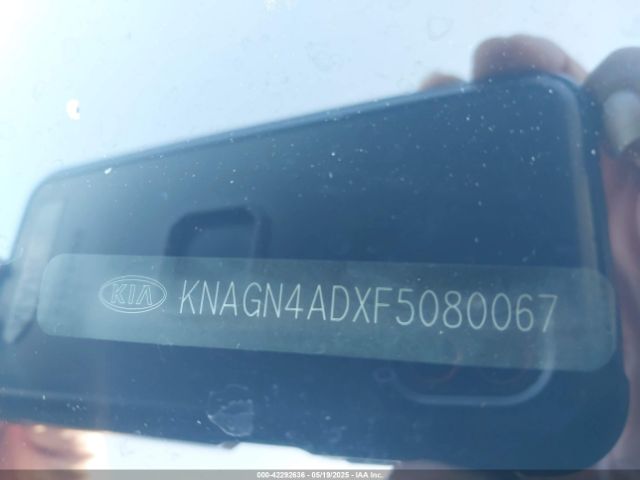 KNAGN4ADXF5080067 KIA Optima Hybrid Ex