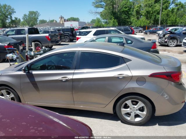 5NPDH4AE3GH709935 Hyundai Elantra Value Edition