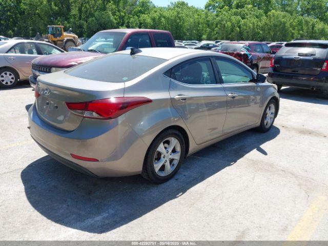 5NPDH4AE3GH709935 Hyundai Elantra Value Edition