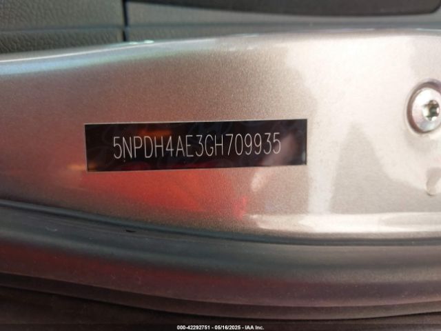 5NPDH4AE3GH709935 Hyundai Elantra Value Edition