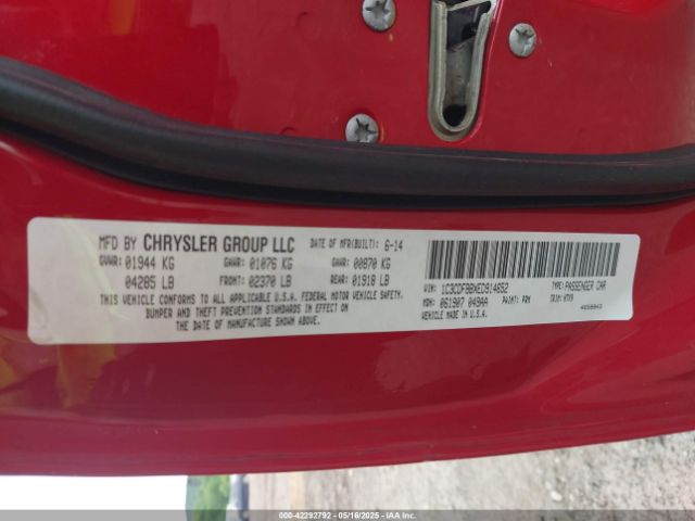1C3CDFBBXED914652 Dodge DART SXT