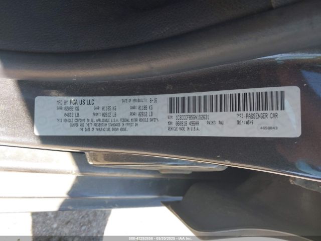 1C3CCCFB5GN192631 Chrysler 2016