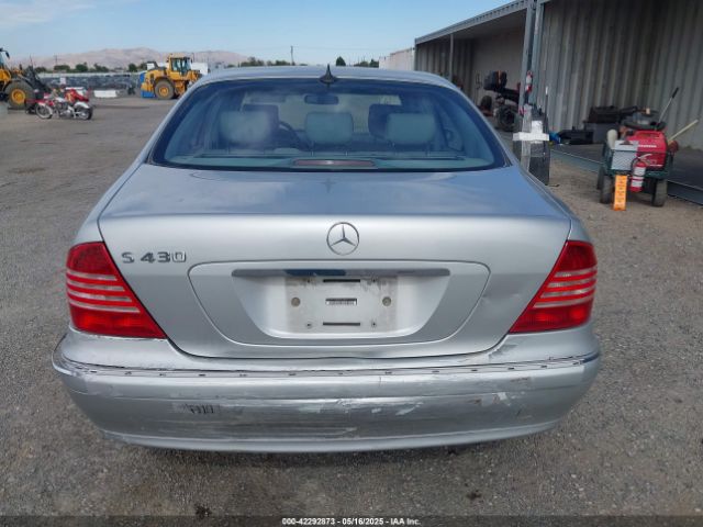 2002 MERCEDES-BENZ S 430 WDBNG70J82A313344 Photo 5