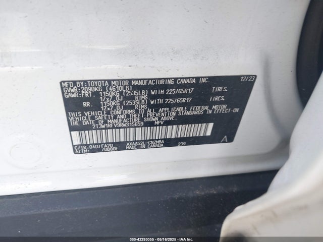 2T3W1RFV9RW315659 Toyota Rav4 Xle