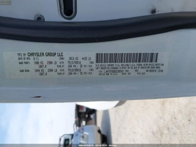 2011 JEEP COMPASS 1J4NT5FB9BD236543 Photo 8