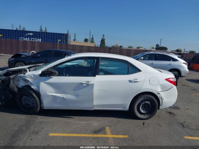 2T1BURHE4GC657644 Toyota COROLLA LE