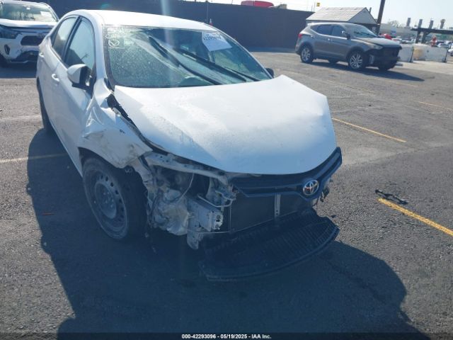 2T1BURHE4GC657644 Toyota COROLLA LE