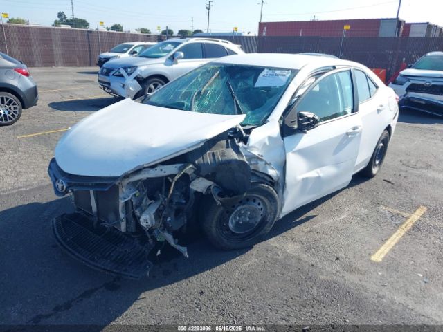 2T1BURHE4GC657644 Toyota COROLLA LE