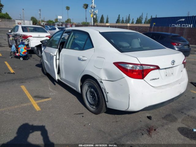 2T1BURHE4GC657644 Toyota COROLLA LE