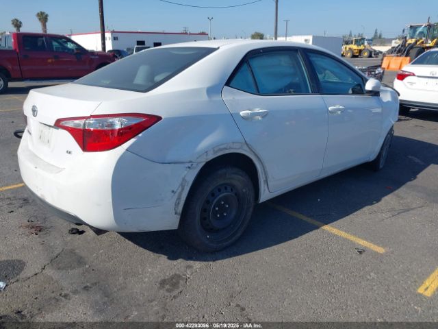 2T1BURHE4GC657644 Toyota COROLLA LE