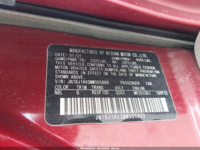 2021 NISSAN ROGUE SPORT JN1BJ1AV3MW305889 Photo 8