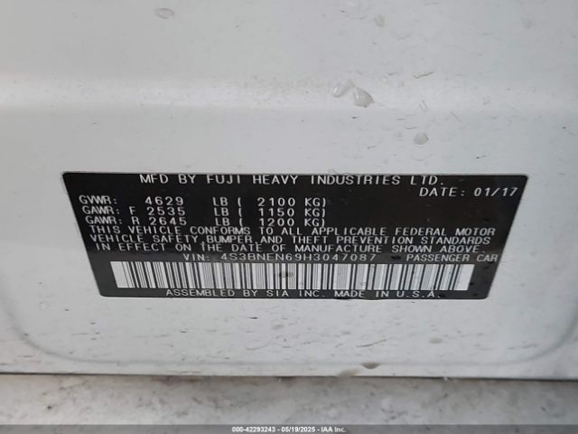 4S3BNEN69H3047087 Subaru Legacy 3.6r Limited