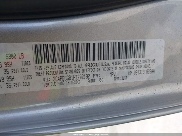 3C4PDCGB1HT702192 Dodge Journey Crossroad Plus