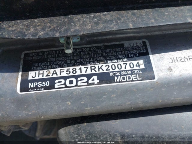 Honda NPS50 2024 JH2AF5817RK200704 Image 10