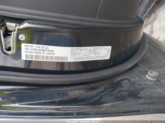 2022 CHRYSLER PACIFICA 2C4RC1BG8NR195566 Photo 8