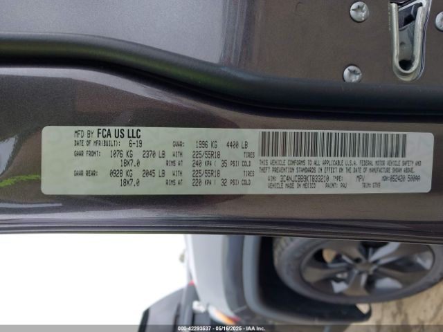 2019 JEEP COMPASS 3C4NJCBB9KT833210 Photo 8