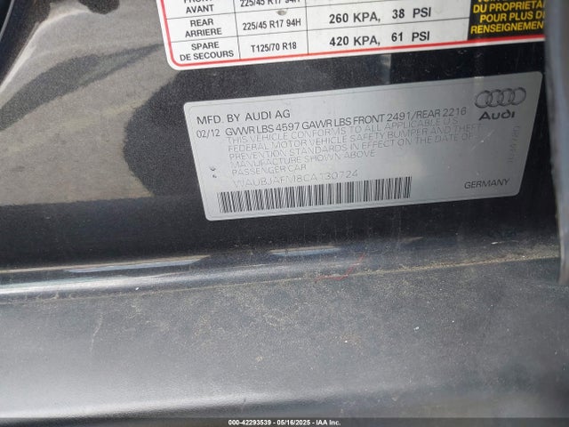 2012 AUDI A3 WAUBJAFM8CA130724 Photo 8