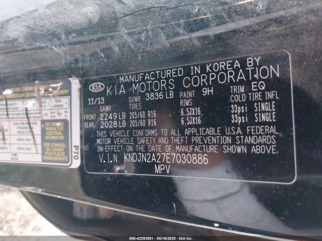 KNDJN2A27E7030886 KIA Soul