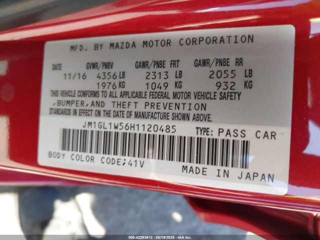 JM1GL1W56H1120485 Mazda py