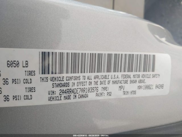 2010 CHRYSLER TOWN & COUNTRY 2A4RR4DE7AR103976 Photo 8