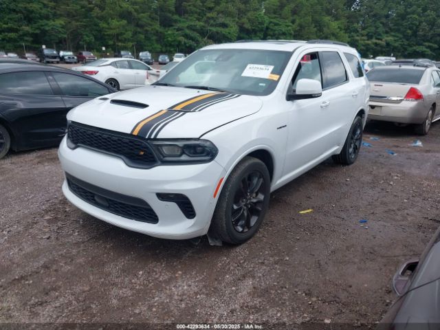 1C4SDHCT1NC229858 Dodge Durango Orange Sport Rwd