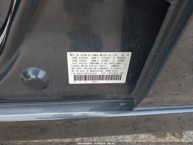 2008 ACURA TSX JH4CL95948C000558 Photo 8