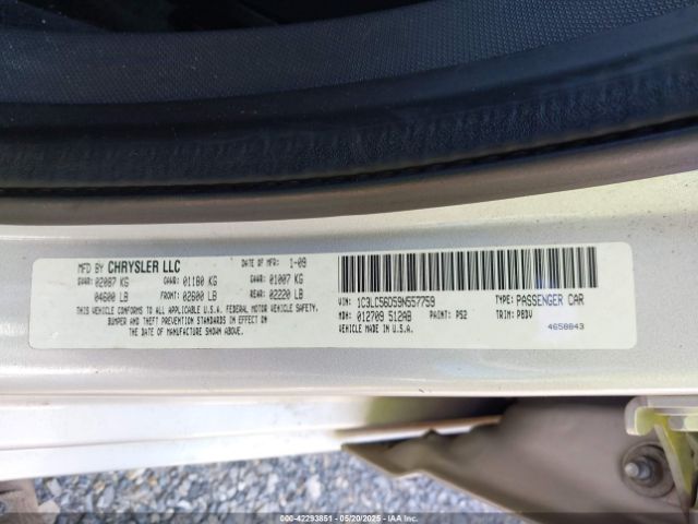 2009 CHRYSLER SEBRING 1C3LC56D59N557759 Photo 8