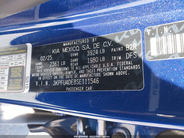 KIA 2025 2025 3KPFU4DE8SE111546 Image 9
