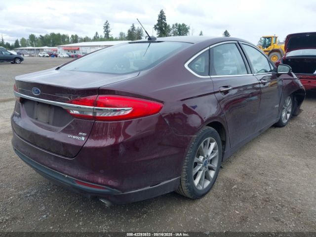 3FA6P0LU5HR277913 Ford Fusion Hybrid Se
