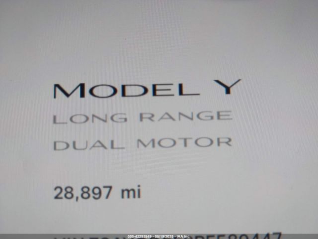 7SAYGDEE2PF589447 Tesla Model Y Awd/long Range Dual Motor All-wheel Drive