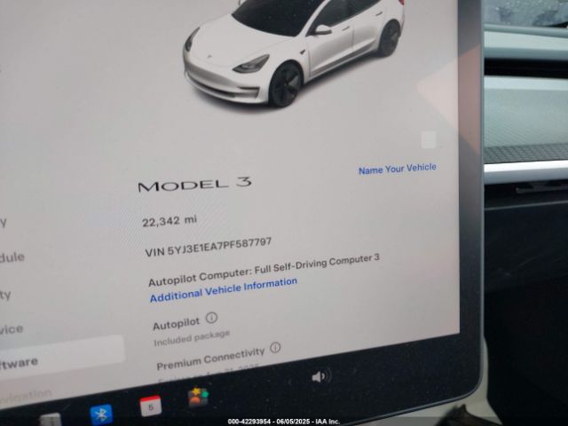 5YJ3E1EA7PF587797 Tesla 2023