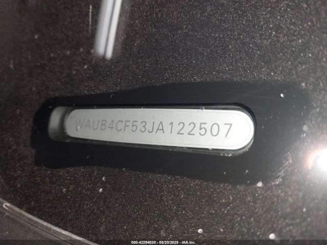 WAUB4CF53JA122507 Audi 2018