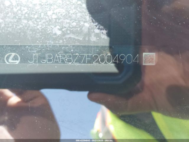 JTJBARBZ7F2004904 Lexus 8ar-fts