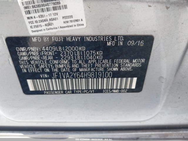 2017 SUBARU WRX STI JF1VA2Y64H9819100 Photo 8