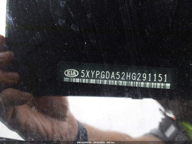5XYPGDA52HG291151 KIA Sorento 3.3l Lx